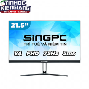 Màn hình máy tính SingPC SGP215VA 21.5inch FullHD 75Hz 5ms VA Tích hợp loa