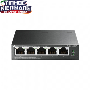 Thiết bị chuyển mạch Switch TP-Link TL-SG1005LP 5-Port 10/100/1000Mbps with 4-port PoE+