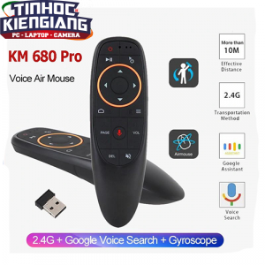 Điều khiển chuột bay tích hợp giọng nói VINABOX KM680PRO