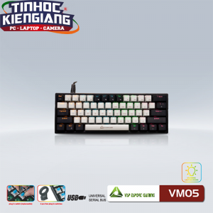 BÀN PHÍM CƠ VSP ESPORT GAMING VM05 Đen Xám USB LED