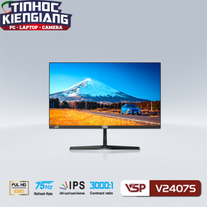 Màn hình LCD 24 INCH VSP V2407S FullHD 75Hz 5ms IPS ĐEN