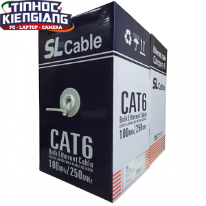 Cáp mạng LS CAT6E FTP Chống Nhiễu 305m Xám Trắng