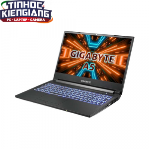 Laptop gaming GIGABYTE A5 K1-AVN1030SB (R5-5600H, 8GB, 512GB SSD, 15.6" FHD, RTX3060/6GB, Win11, Black)