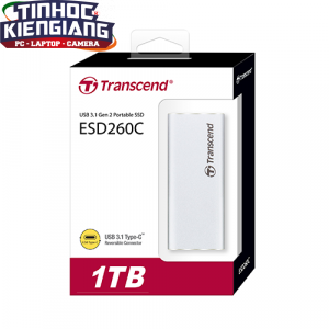 Ổ cứng gắn ngoài Transcend ESD260C 1TB USB 3.1 Gen 2 type C (TS1TESD260C)