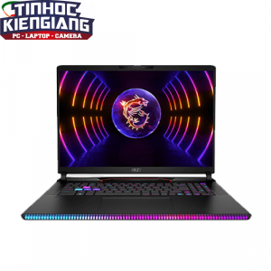 Máy tính xách tay/ Laptop MSI Raider GE78 HX 13VH-076VN (i9-13950HX/64GB/4TB/RTX 4080/17 inch QHD+ 240 Hz/Win 11/Đen)