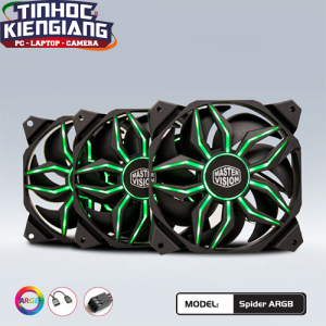 Bộ Kit 3 Fan VSP Spider ARGB (1 bộ Chuyển và 3 Fan LED ARGB)
