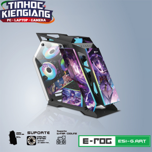 Vỏ máy tính VSP E-ROG ES1-G.ART Black - Tặng Chuột VSP RDRAGS V1