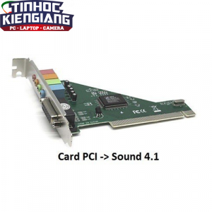Card âm thanh PCI sang Sound 4.1