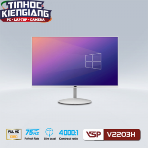 Màn hình LCD 22" VSP V2203H FullHD 75Hz VA Trắng