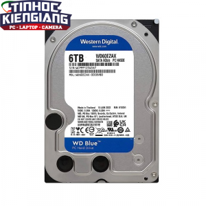 Ổ Cứng HDD Western Blue 6TB 3.5inch SATA III 256MB Cache 5400RPM (WD60EZAX) Chính Hãng