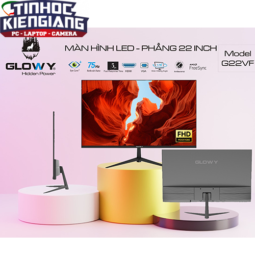 Màn hình máy tính GLOWY G22VF  FullHD 22inch VA 100Hz