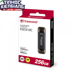 Ổ cứng di động PORTABLE SSD Transcend ESD310C 256GB USB 3.2 Gen2x1 TS256GESD310C