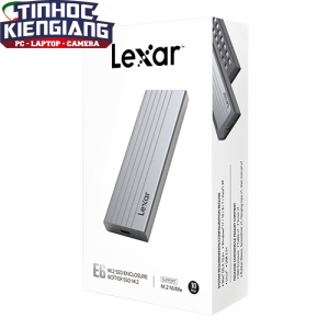 Box di động SSD Lexar E6 LPAE06N M.2 PCIe NVMe Gen3x4 / Gen4x4 Type-C (LPAE06N-RNBNG)