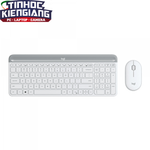 Combo Bàn phím chuột máy tính không dây Logitech MK470 White