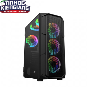 Vỏ máy tính 1STPLAYER XF Black (Kèm 4 Fan RGB)