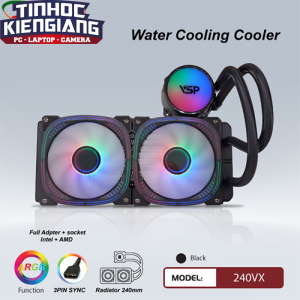 Tản nhiệt nước VSP 240VX Black ARGB