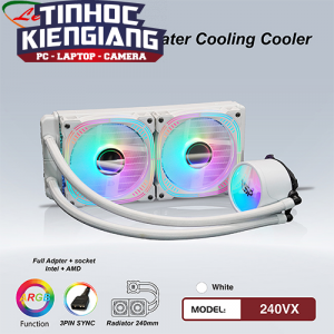 Tản nhiệt nước VSP 240VX White ARGB