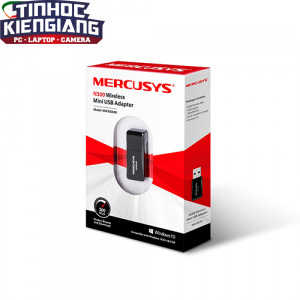 Bộ thu sóng Wifi USB Mercusys MW300UM tốc độ 300Mbps