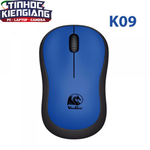 Chuột không dây V-DRA K09 (Đen/Xanh)