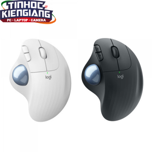 CHUỘT BI XOAY KHÔNG DÂY LOGITECH ERGO M575 (Đen/Trắng)