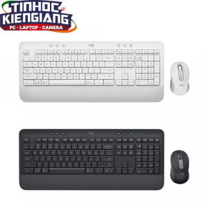 Combo phím chuột máy tính không dây Logitech MK650 for Business (Đen/Trắng)