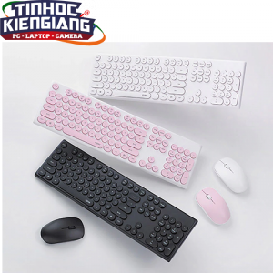 Combo Phím Chuột Không Dây Rapoo X260S (Đen/Trắng/Hồng)