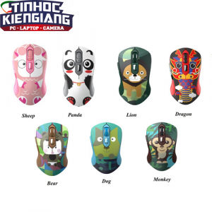 Chuột không dây DAREU LM115G Multi-Color Dog(không dây)