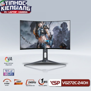 Màn hình LCD Cong 27'' VSP VG272C FullHD 240Hz 1ms VA