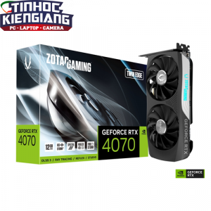 Card Màn Hình - VGA ZOTAC RTX 4070 Twin Edge OC 12GB GDDR6X (ZT-D40700E-10M)