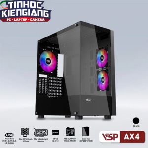 Vỏ máy tính VSP AX4 Đen - (No Fan)