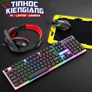 Combo Bộ Bàn Phím Chuột T-Wolf TF240 4 IN 1