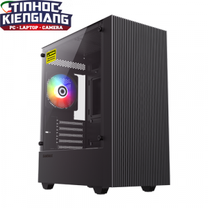 Vỏ máy tính GAMEMAX EDGE (Black) -1 Fan Led