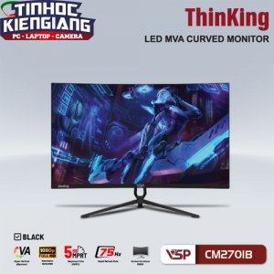 Màn hình Cong LCD 27 INCH VSP CM2701B FullHD 75Hz 5MS IPS ĐEN