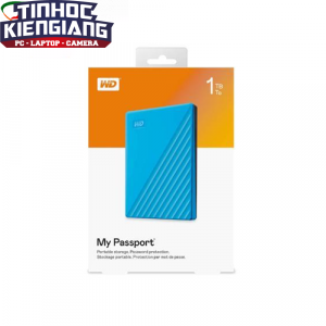 Ổ Cứng Di Động Western Digital My Passport 1TB 2.5 inch USB 3.2 xanh - WDBYVG0010BBL-WESN