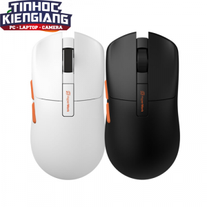 Chuột không dây HyperWork Helios HPW-GM01(USB-A USB-C)(Đen/Trắng)