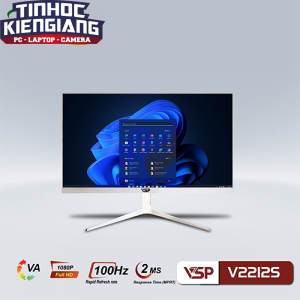 Màn hình LCD 22 INCH VSP V2212S FullHD 100Hz 2MS VA Trắng