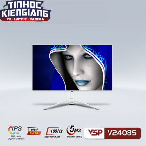 Màn hình LCD 24 INCH VSP V2408S FullHD 100Hz 2MS IPS Trắng