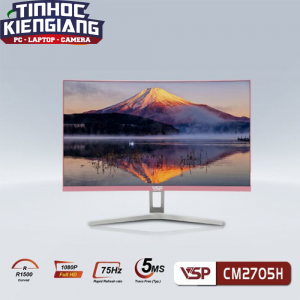 Màn hình LCD cong 27 INCH VSP CM2705H FullHD 75Hz Hồng
