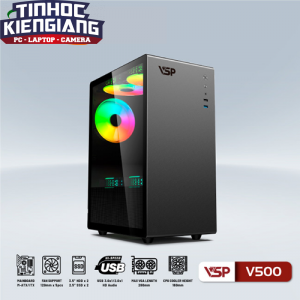 Vỏ máy tính VSP V500 Đen (No Fan)