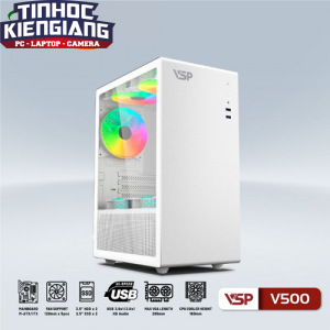 Vỏ máy tính VSP V500 Trắng (No Fan)