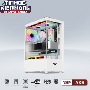 Vỏ máy tính VSP AQuanaut AX5  Trắng (No Fan)