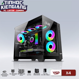 Vỏ máy tính VSP AQuanaut X4 Đen (No Fan)