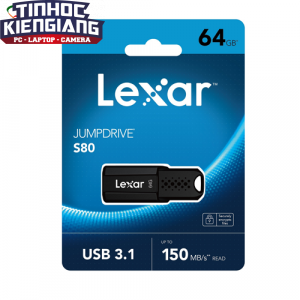 USB Lexar 64GB USB 3.1 S80 JumpDrive  Flash Drive LJDS080064G-BNBNG