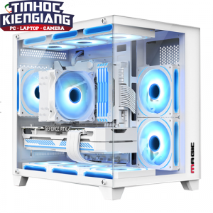 Vỏ máy tính MAGIC AQUA-M Ultra Plus (M-ATX) - WHITE