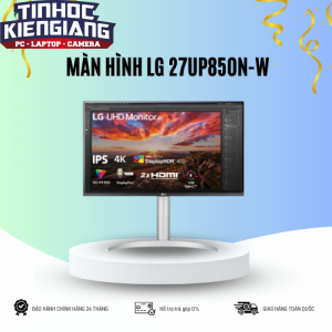 Màn hình LCD LG 27UP850N-W 27Inch UHD 4K USB Type-C IPS (Tích hợp Loa) - Hàng Chính Hãng