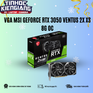 Card Màn Hình - VGA MSI GeForce RTX 3050 VENTUS 2X XS 8G OC