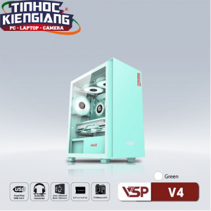 Vỏ máy tính VSP V4 Xanh