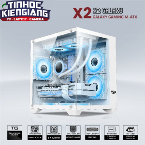 Vỏ máy tính VSP AQUANAUT PRO GAMING M-ATX X2 GALAXY - TRẮNG
