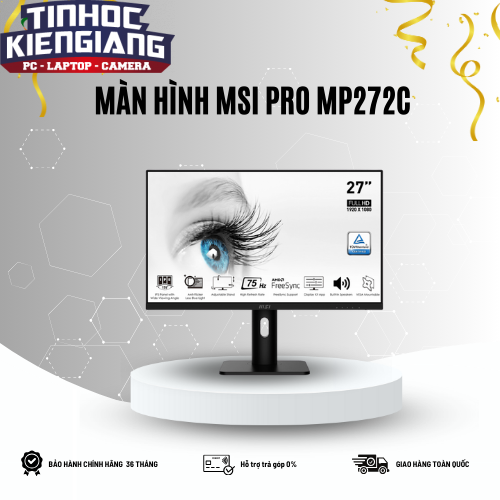 Màn hình LCD MSI PRO MP273 27inch FullHD 75Hz 5ms IPS Loa HDMI & DISPLAY