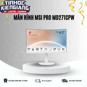 Màn hình LCD Cong MSI MD271CPW 27Inch FullHD 75Hz 4ms Loa Type-C